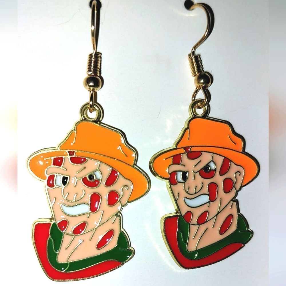 Hand Crafted Fun Halloween dangle earrings